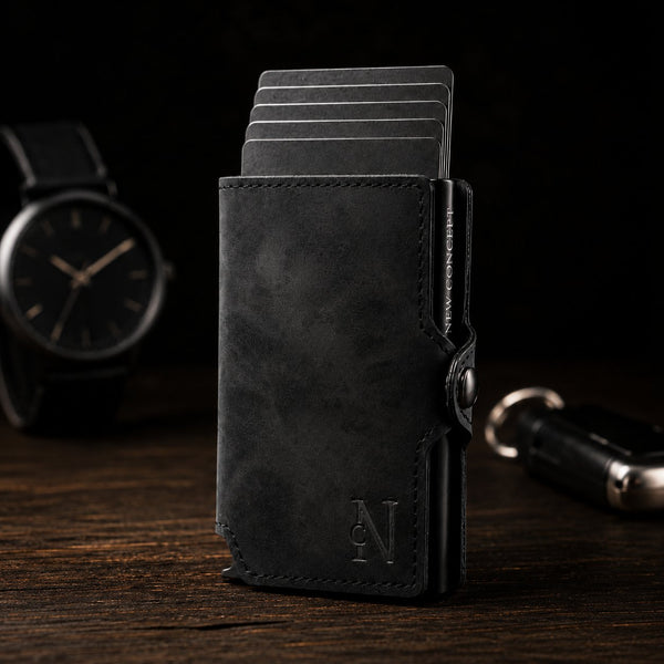 Billetera Woolrich Black - Vista frontal